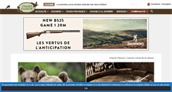Desktop Screenshot of chassepassion.net